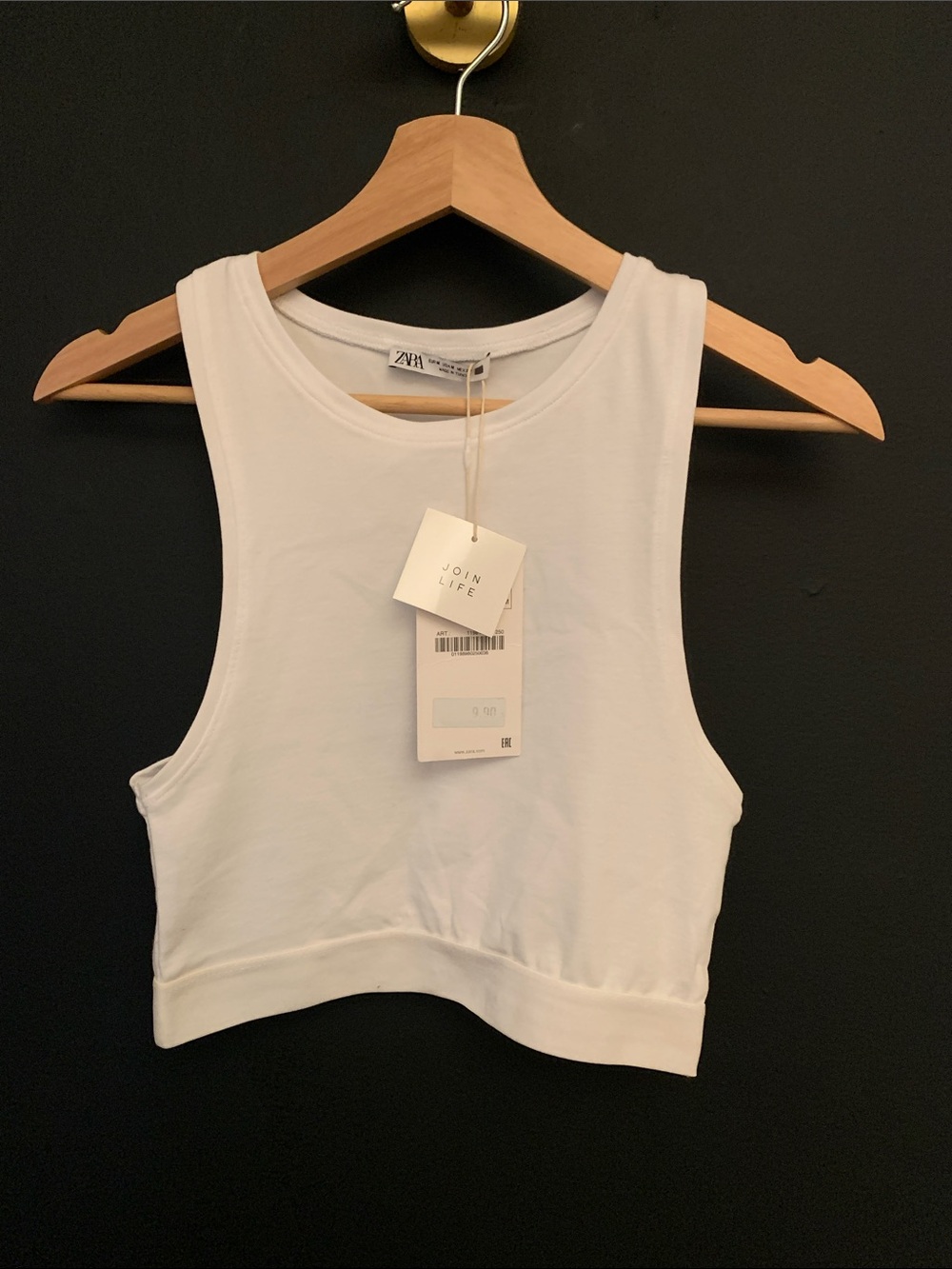 Zara cropped tank top NWT